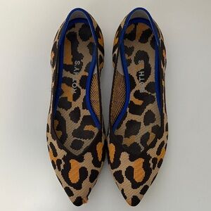 Rothy's Leopard The Point flats